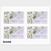 Happy Easter Rechthoekige Sticker (Vel)