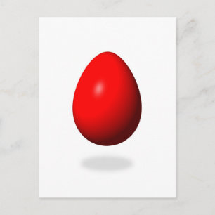 Happy Easter - Red Egg Feestdagenkaart