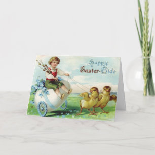 Happy Easter Ride Feestdagen Kaart