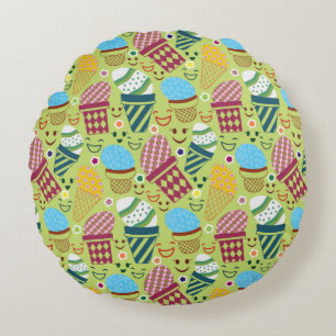 Happy Easter Rond Kussen