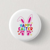 happy easter ronde button 3,2 cm (Voorkant)