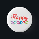 Happy Easter Ronde Button 3,2 Cm<br><div class="desc">Happy Easter</div>