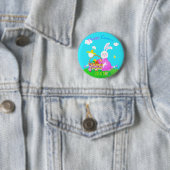 Happy Easter Ronde Button 5,7 Cm (In situ)