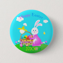 Happy Easter Ronde Button 5,7 Cm