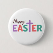 Happy Easter Ronde Button 5,7 Cm (Voorkant)