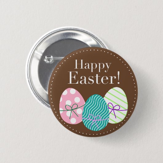 Happy Easter Ronde Button 5,7 Cm (Voorkant /achterkant)