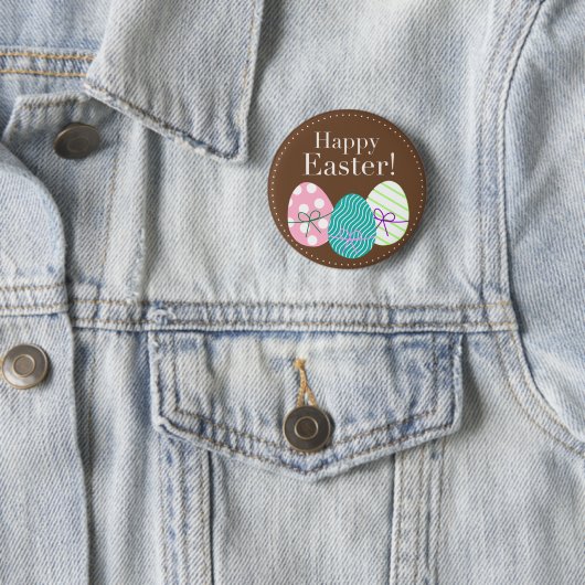 Happy Easter Ronde Button 5,7 Cm (In situ)