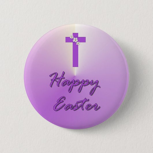 Happy Easter Ronde Button 5,7 Cm (Voorkant)
