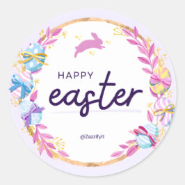 Happy Easter Ronde Sticker
