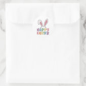 Happy Easter Ronde Sticker (Tas)