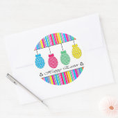 Happy Easter Ronde Sticker (Envelop)