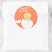 Happy Easter Ronde Sticker (Tas)