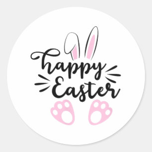 Happy Easter Ronde Sticker