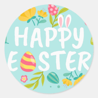 Happy Easter Ronde Sticker