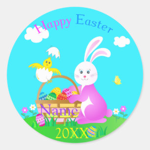 Happy Easter Ronde Sticker