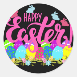 Happy Easter Ronde Sticker