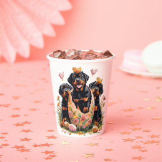 Happy Easter Rottweiler Dogs Papieren Bekers