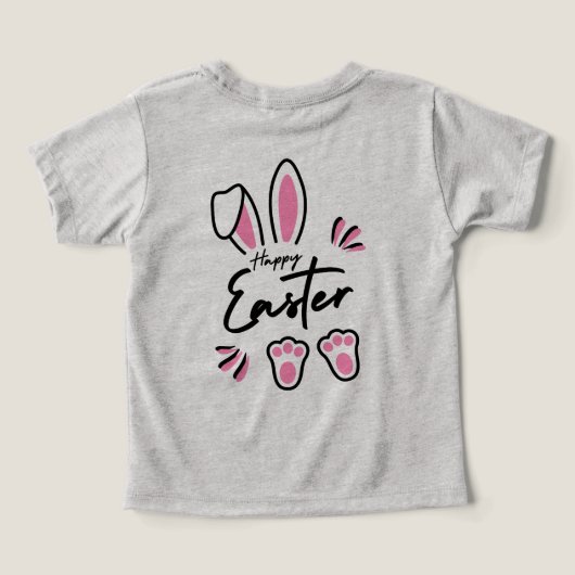 Happy Easter (roze) (Design achterkant)