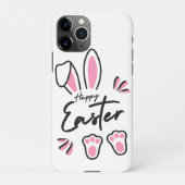 Happy Easter (roze) iPhone Hoesje (Achterkant)