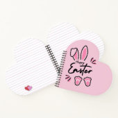 Happy Easter (roze) Notitieboek (Binnen)