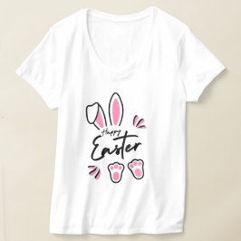 Happy Easter (roze) T-shirt