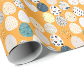 Happy Easter Scandinavisch design Cadeaupapier (Rol Hoek)