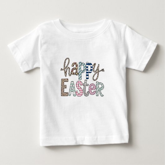 Happy Easter Schattige Bloemen Bunny Spring Leopar (Voorkant)