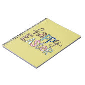 Happy Easter Schattige Bloemen Bunny Spring Leopar Notitieboek (Linkerzijde)