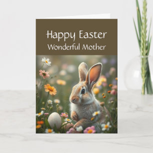 Happy Easter Schattige Bunny Speciale kleindochter Feestdagen Kaart