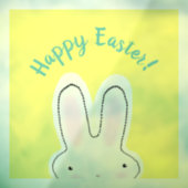 Happy Easter schattige grappige peekaboo bunny scr Raamsticker (Vel 3)
