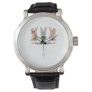 Happy Easter Schattigee Coquette Paashaas Konijn W Horloge