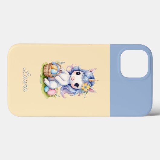 Happy Easter Schattigee Eenhoorn Case-Mate iPhone Case (Achterkant (horizontaal))