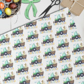 Happy Easter Schattigee Tractor Cadeaupapier