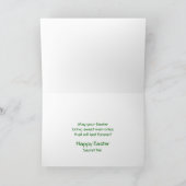 HAPPY EASTER - SECRET PAL - NARCISSEN EN KONIJN FEESTDAGEN KAART (Binnen)