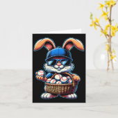 Happy Easter Sell Boys Easter Bunny Funny Easter S Kaart (Gele Bloem)