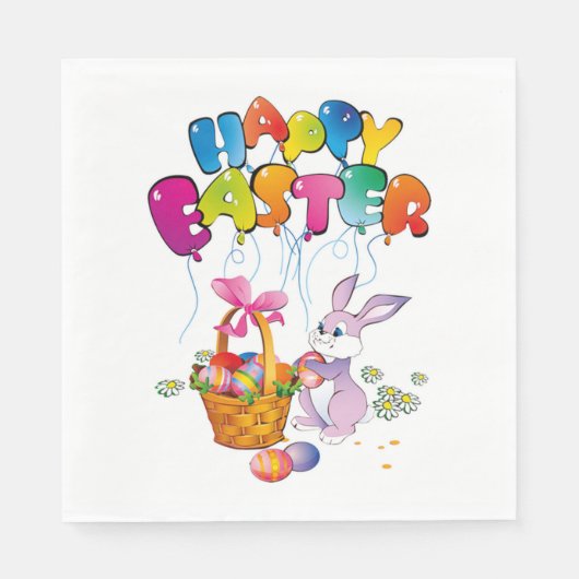 Happy Easter Servetten (Voorkant)