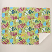 Happy Easter Sherpa Deken (Voorkant (horizontaal))