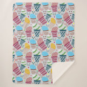 Happy Easter Sherpa Deken (Voorkant)