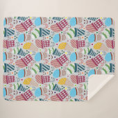 Happy Easter Sherpa Deken (Voorkant (horizontaal))