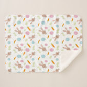 HAPPY EASTER SHERPA DEKEN (Voorkant (horizontaal))