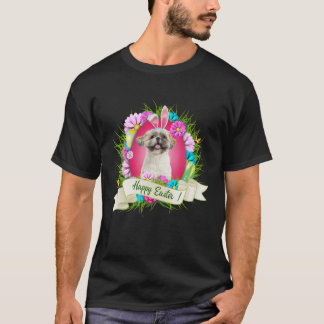 Happy Easter Shih Tzu die Bunny Ear Eggs Cool verv T-shirt