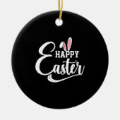 Happy Easter Shirt Rabbit Keramisch Ornament (Voorkant)