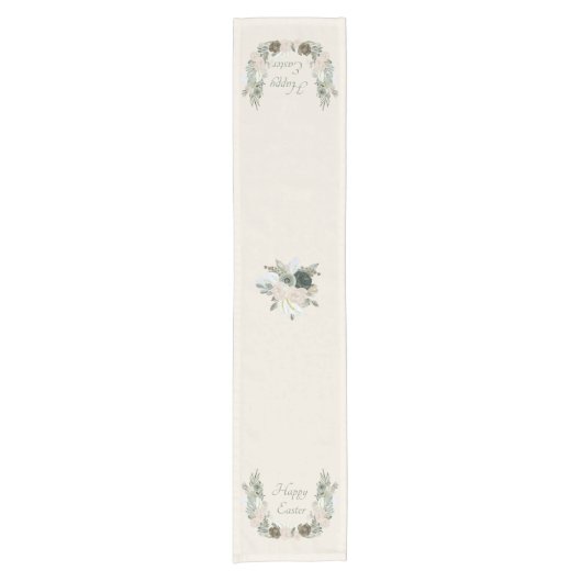 Happy Easter Short Table Runner Korte Tafelloper (Voorkant)