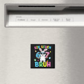 Happy Easter Six Seven Bruh Meme Bunny Rabbit Boy Magneet (Insitu (Vaatwasser))