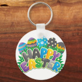 Happy Easter Sleutelhanger (Voorkant)