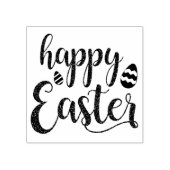 Happy Easter | Snellere dan standaard tekst Rubberstempel (Afrduk)