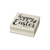 Happy Easter | Snellere dan standaard tekst Rubberstempel (Stempel)