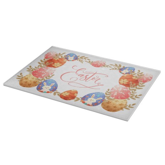 Happy Easter Snijplank (Hoek)