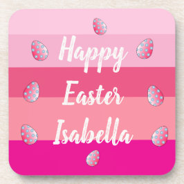 Happy Easter Snoep kleuren en eieren Bier Onderzetter