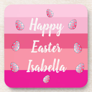 Happy Easter Snoep kleuren en eieren Bier Onderzetter